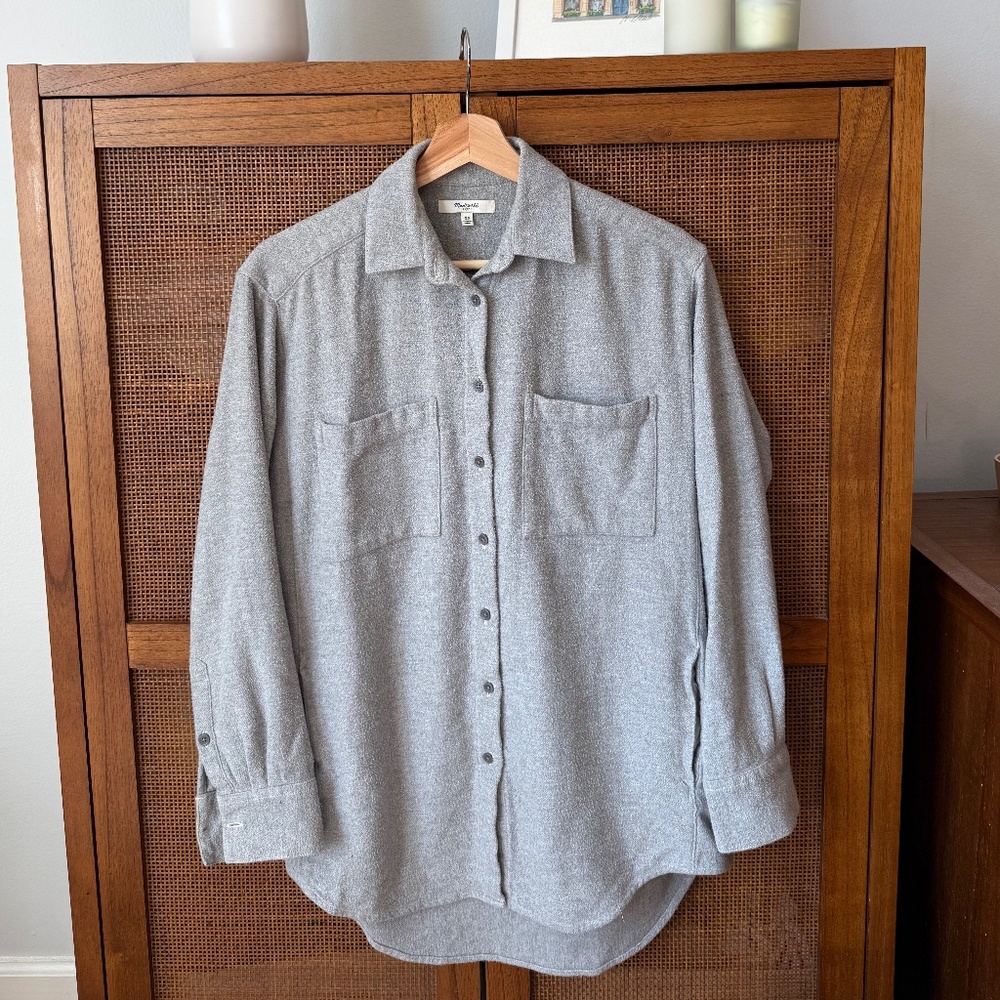 Long Sleeve Button Down with Pockets